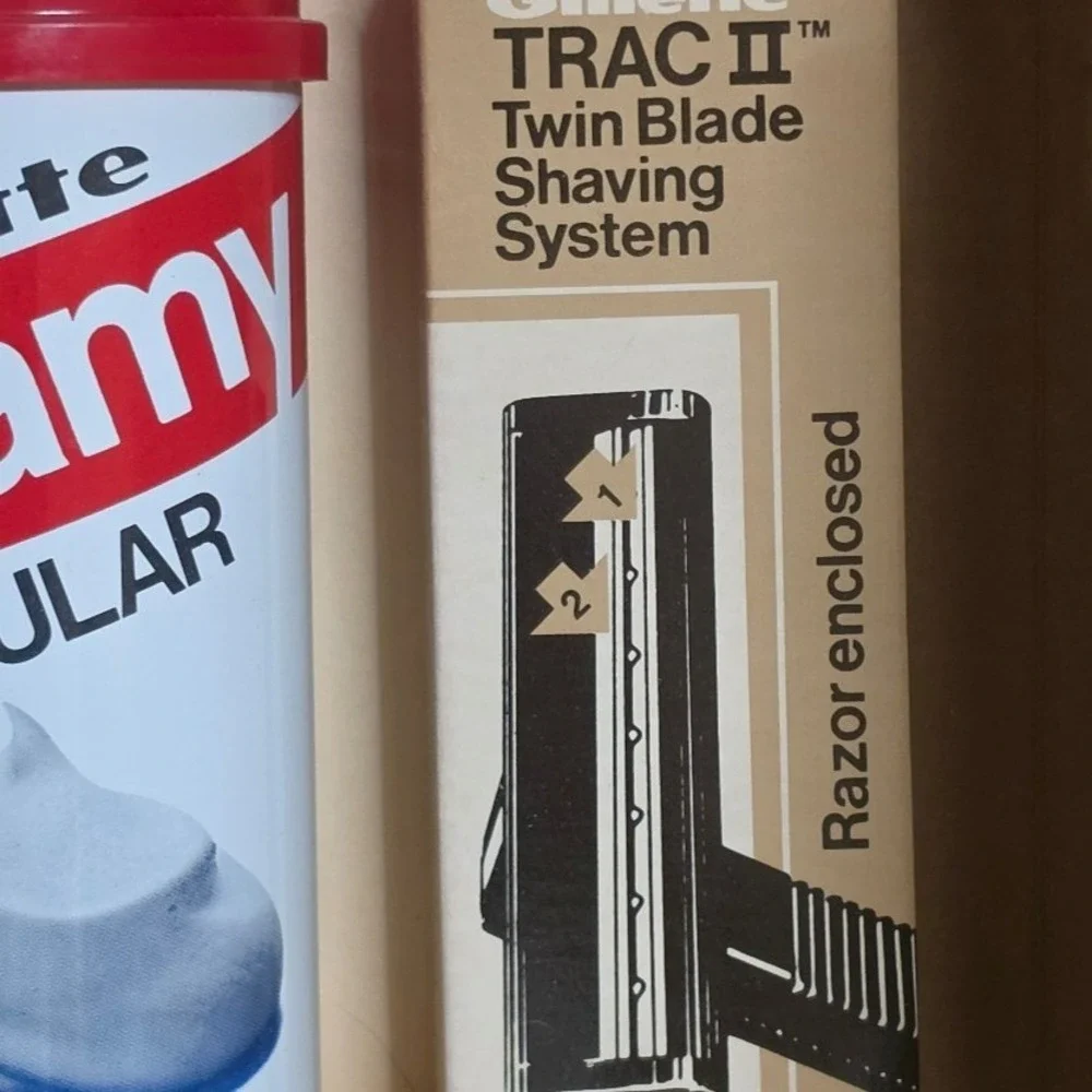 Vintage Gillette Hot Shave System Model GSM-3 with Trac II Razor NEW